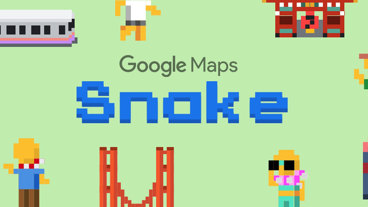 Nokia's iconic Snake game is available to play in Google Maps for April Fools