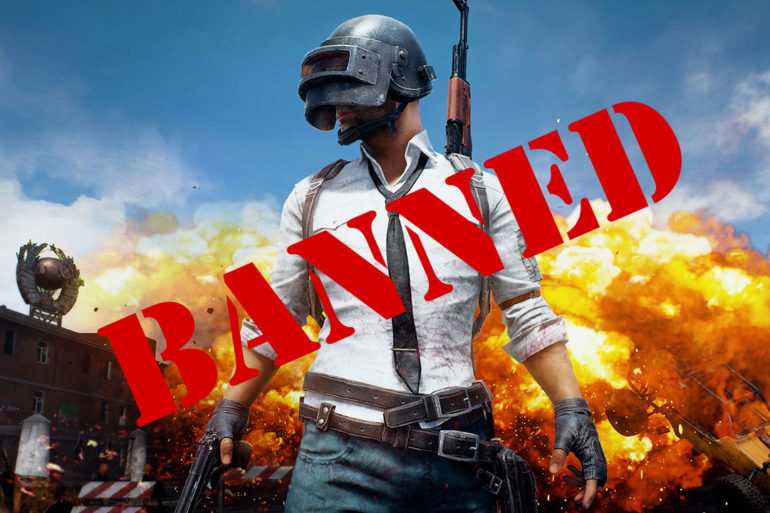PUBG has been banned in China, India, and Nepal so far