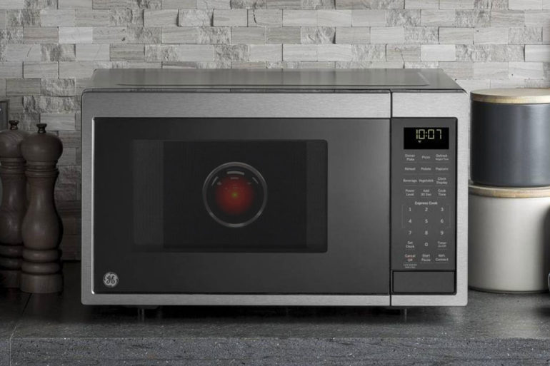 GE microwave can communicate with Google Assistant and Amazon's Alexa