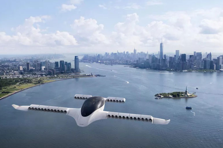 The Lilium Jet is an electric flying taxi in development