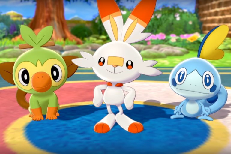 Pokemon Sword and Shield Starters