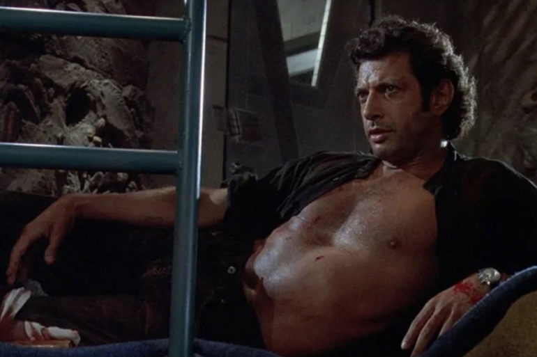 Shirtless Jeff Goldblum