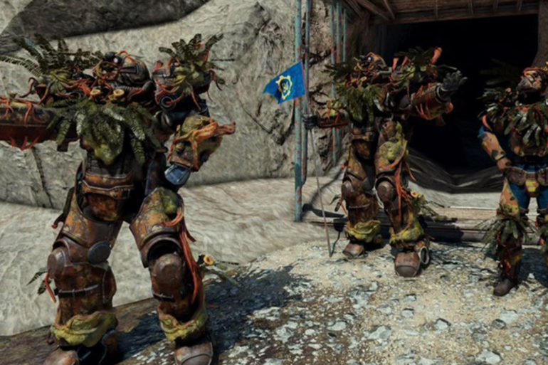 Fallout 76 Potted Plant Armour
