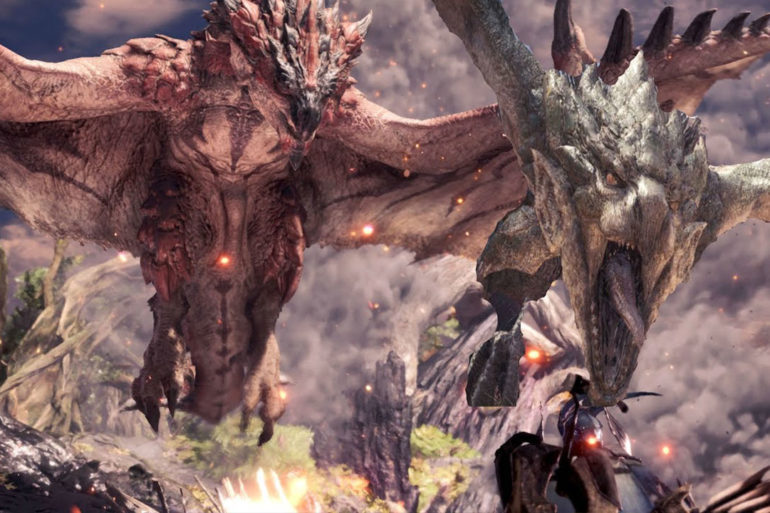 Monster Hunter Rathian and Rathalos