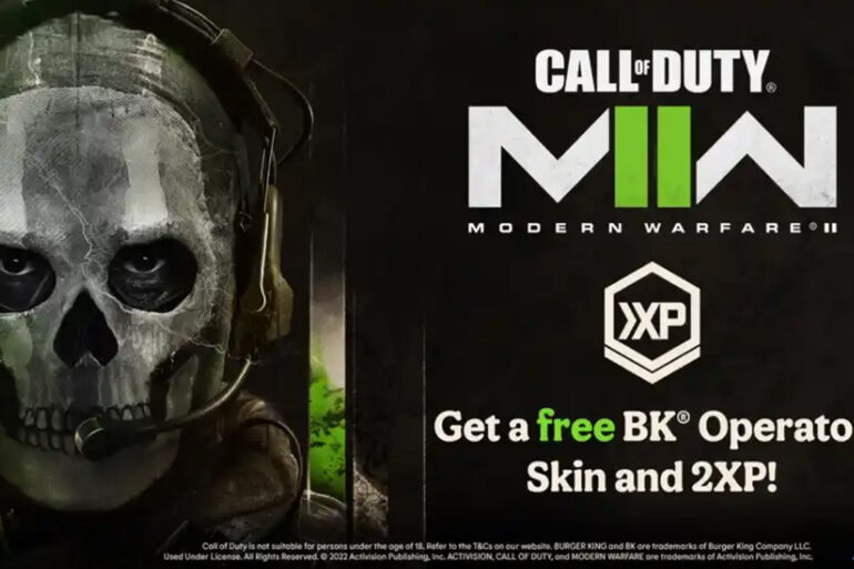 Get A Free Modern Warfare 2 Skin With Burger King