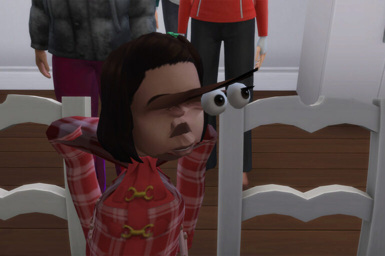 Terrifying Sims 4 Glitch Turns Children Into Horror Movie Monsters