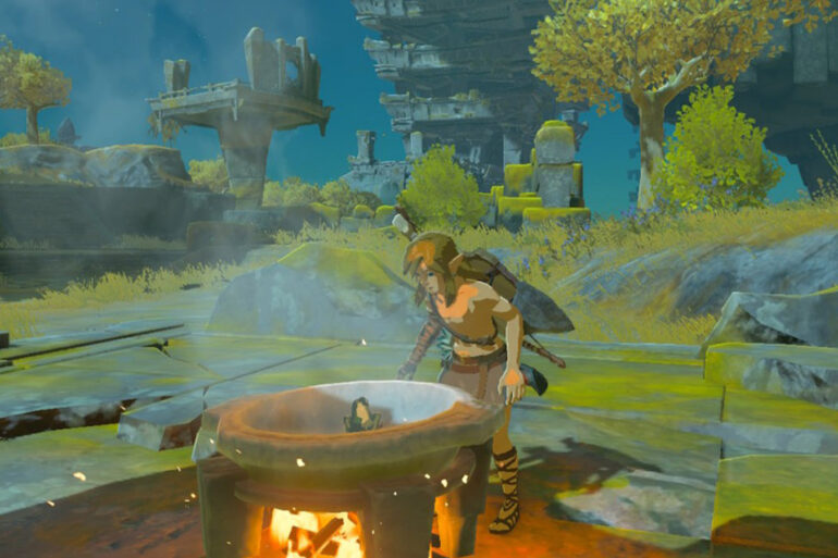 The Legend of Zelda: Tears of the Kingdom Includes A Throwback To Previous Zelda Games While Cooking
