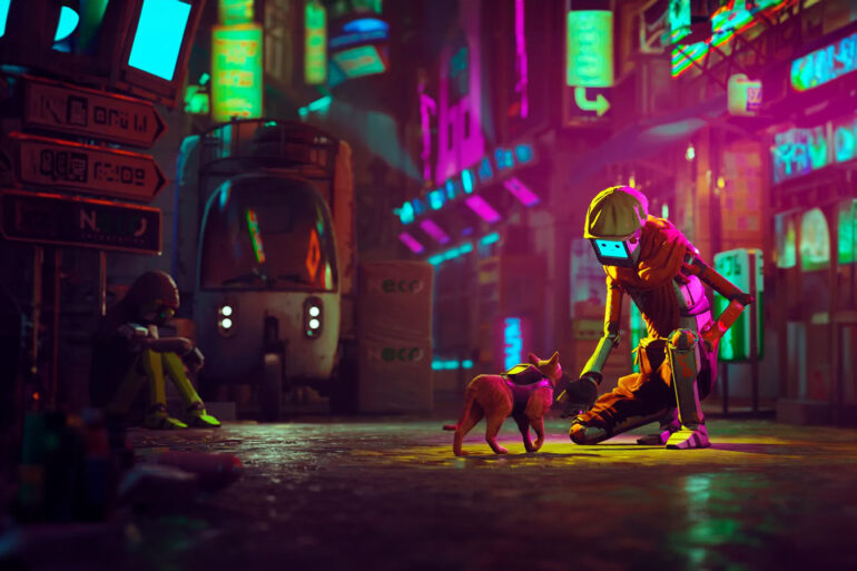 Stray, The Cyberpunk Adventure Game Is Being Adapted Into An Animated Movie